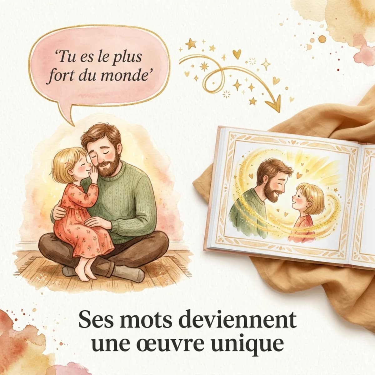 Ses mots deviennent émouvants