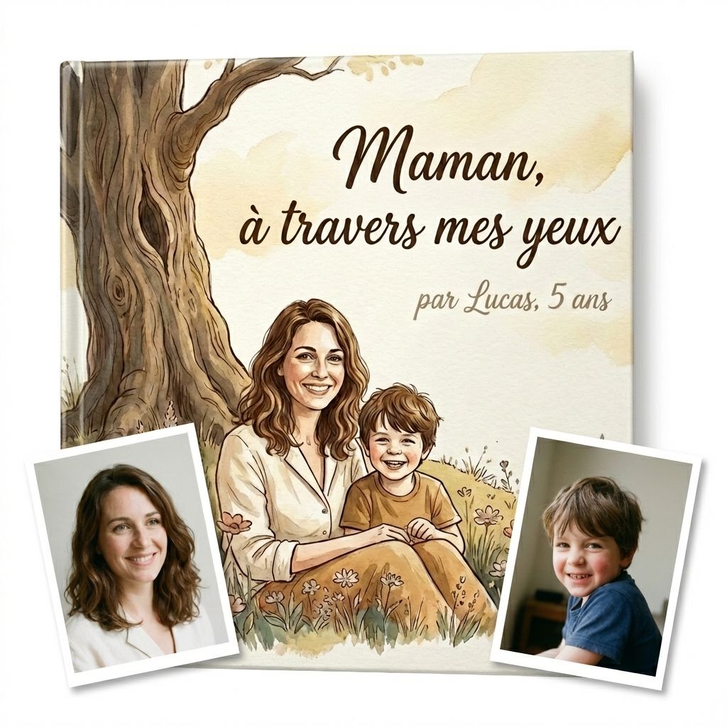 Livre personnalisé Maman, à travers mes yeux